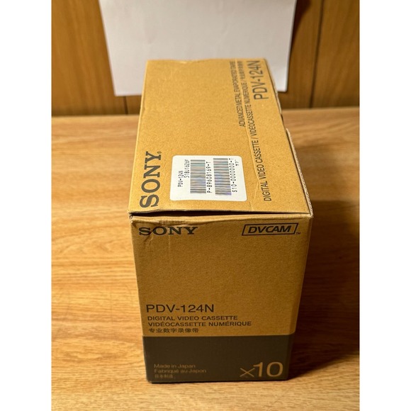 NEW 10 Sony PDV-124N Digital Video Cassettes DVCAM 124‎ Minutes Unused - Picture 2 of 5